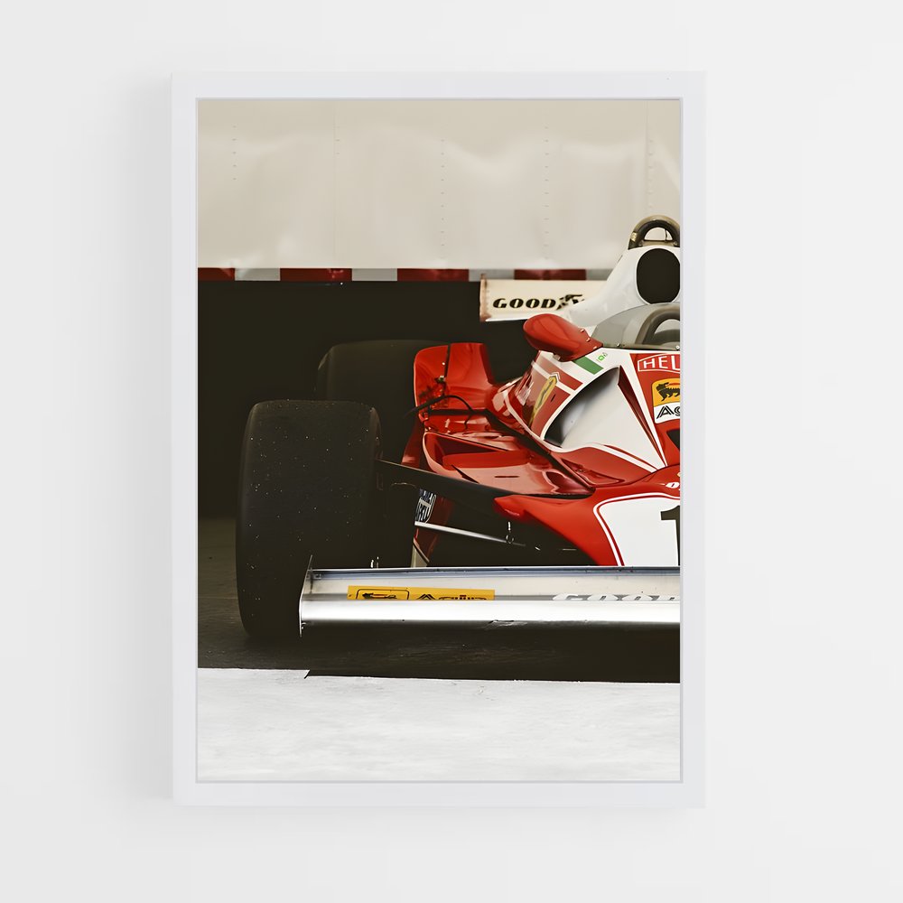 Poster Ferrari de Vitesse – affiche Voitures de Formule 1 (vue 3)